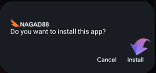 Hit the 'Install' button and wait for the app to be fully set up on your device.