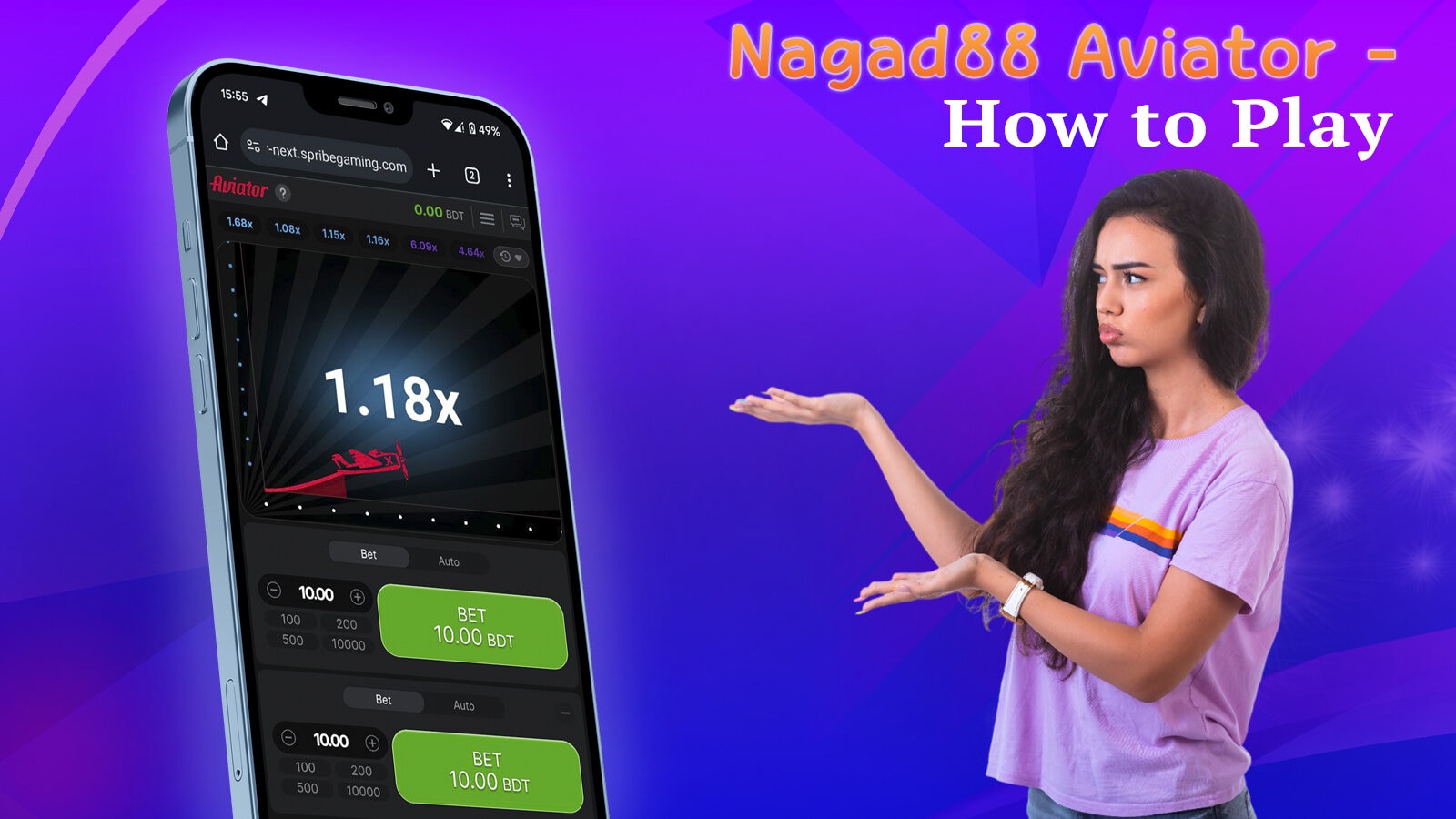 How to play Aviator on Nagad88 platform