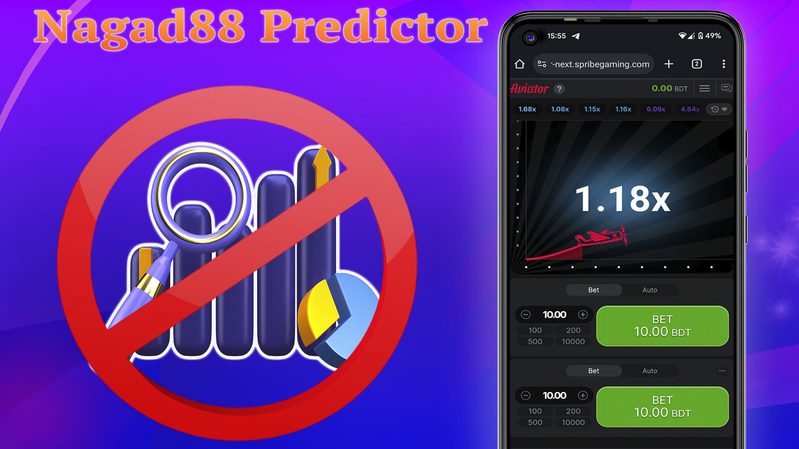Avoid using Nagad88 Aviator predictors