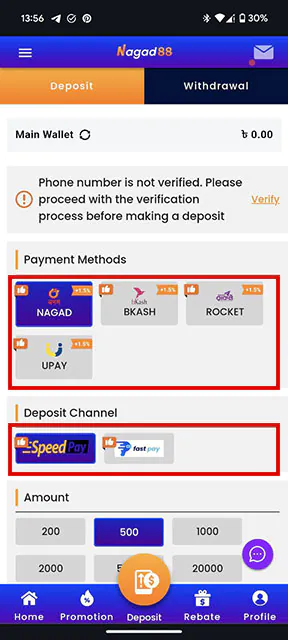 Choose your preferred payment provider from the list of supported options.